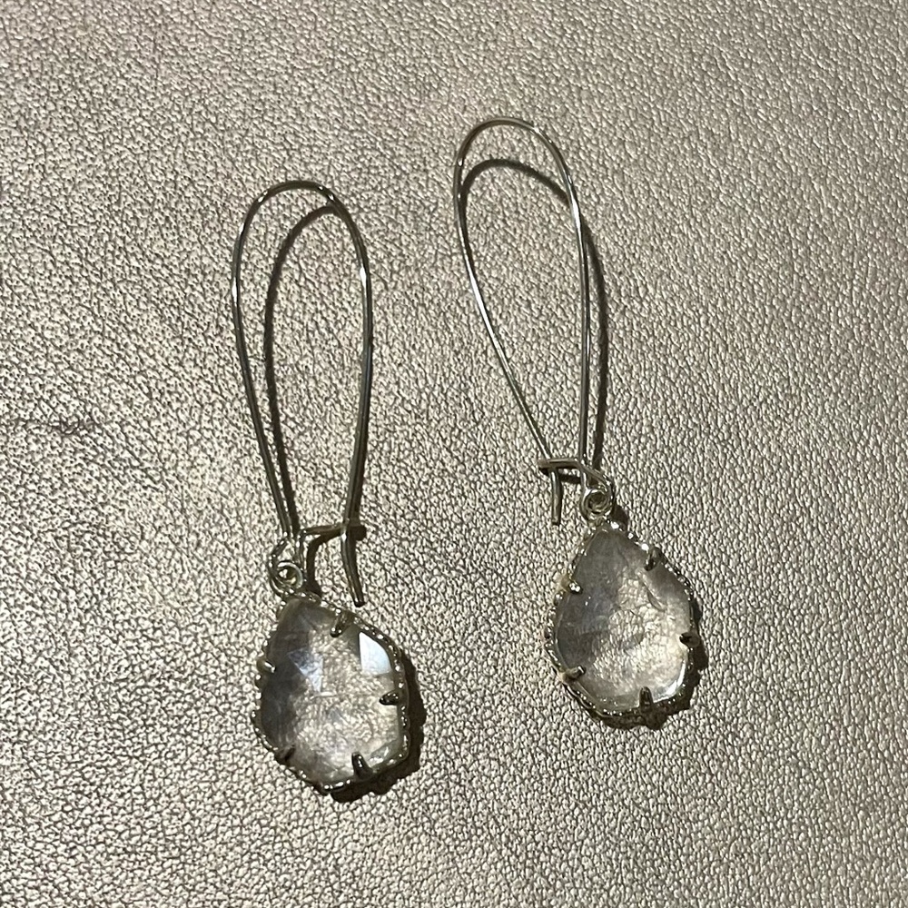 Kendra Scott, Clear Jewel Earrings